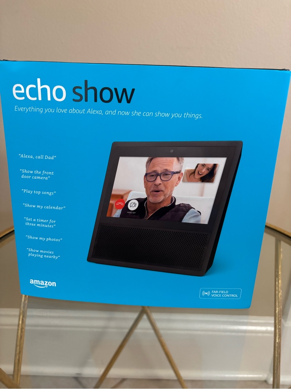 New in box, never opened or used. Original Amazon Echo Show